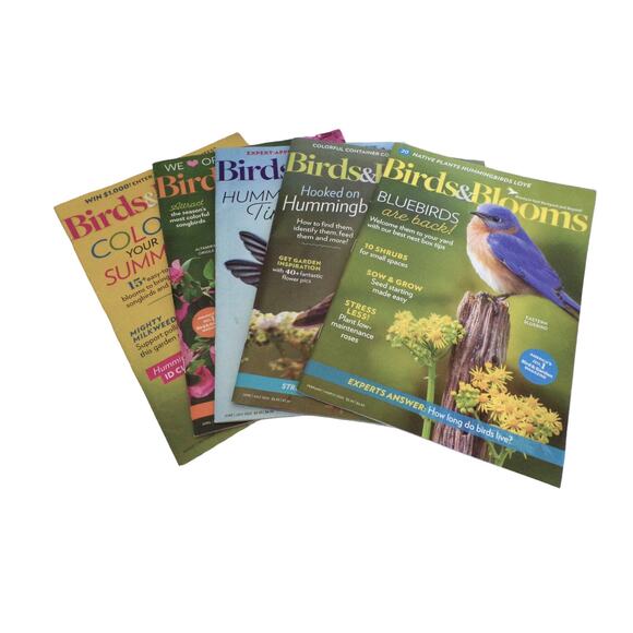 Birds & Blooms Magazines, Bundle of 5 Years 2023-2024 - Picture 1 of 2